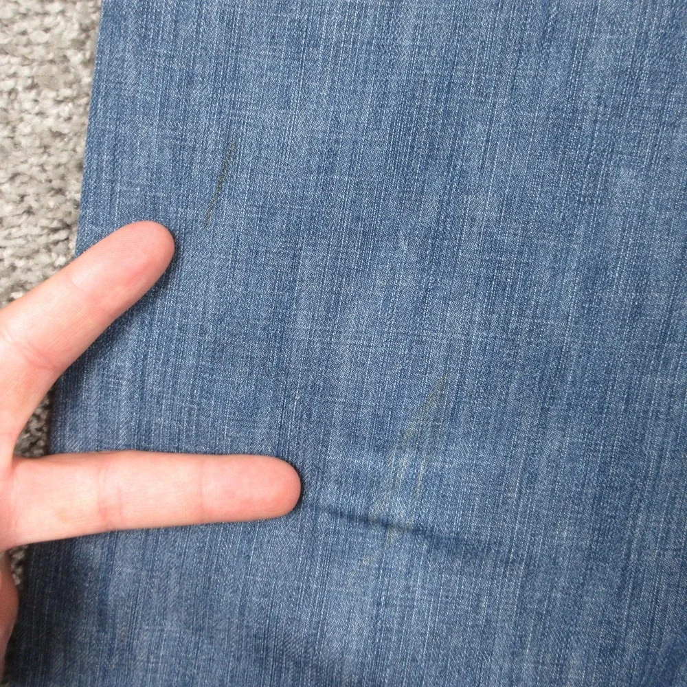 Levis Jeans Mens 36x36 Blue 527 Slim Bootcut Western Cowboy Faded Denim Pants